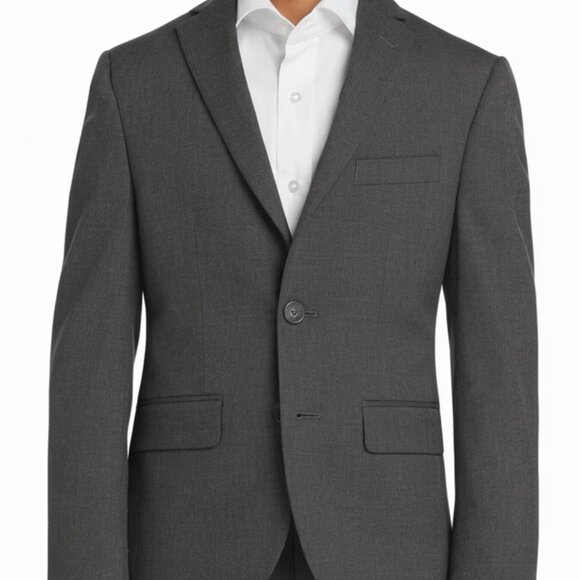 Boys' Charcoal Suit - Picture 2 of 7
